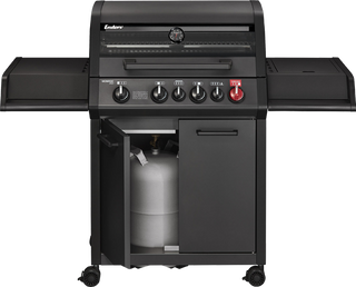 Enders Monroe Pro 4 SIK Turbo Shadow Gas Grill with Turbo Zone and Side Stove, Graphite Colours