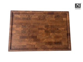 Chefs Soul CarveOak double-sided oak cutting board, 45 x 30 x 4cm