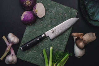 YAXELL RAN | SANTOKU knife 165 mm | 69 layers VG-10 damascus steel