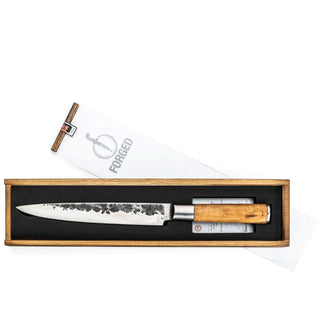 Set of Japanese steel knives STYLE DE VIE Olive Forged, Chef, 20,5 cm (chef) and Carving, 20,5 cm (carving)