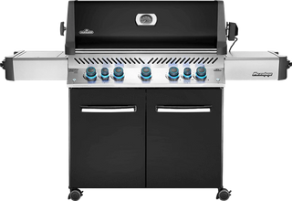 NAPOLEON Prestige 665 gas grill with illuminated panel, black