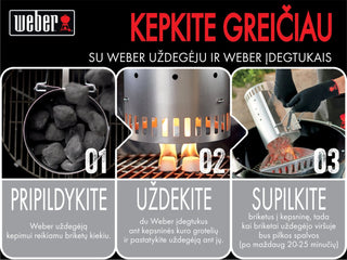 WEBER Rapidfire charcoal lighter, height 30 cm