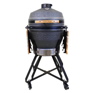 Anglinis kamado grilis ZYLE Large KS, matinis pilkas, Ø 56 cm Угольный камадо гриль ZYLE Large KS, серый матовый, Ø 56 см