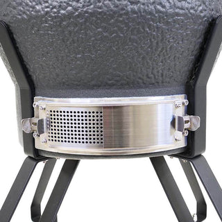 Anglinis kamado grilis ZYLE Large KS, matinis pilkas, Ø 56 cm Угольный камадо гриль ZYLE Large KS, серый матовый, Ø 56 см