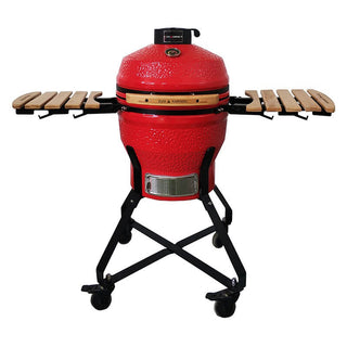 Anglinis kamado grilis ZYLE Medium KS, raudonas, Ø 45 cm Угольный гриль камадо ZYLE Medium KS, красный, Ø 45 см