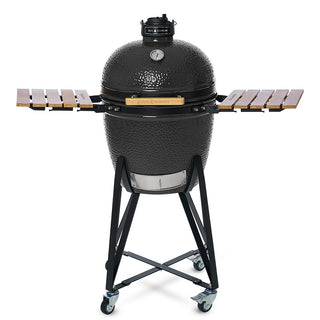 Anglinis kamado grilis ZYLE Large, pilkas, Ø 56 cm