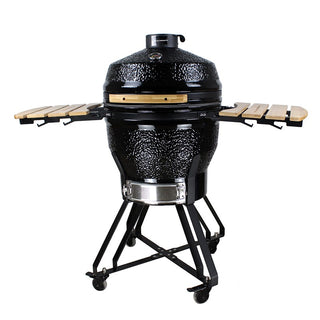 Anglinis kamado grilis ZYLE Large KS, juodas, Ø 56 cm