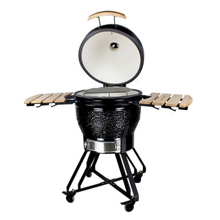 Anglinis kamado grilis ZYLE Large KS, juodas, Ø 56 cm