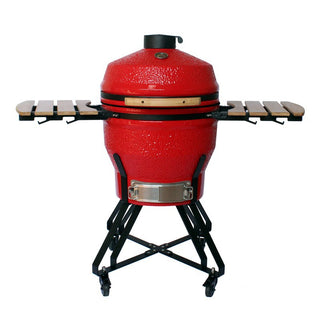 Anglinis kamado grilis ZYLE Large KS, raudonas, Ø 56 cm