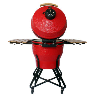 Anglinis kamado grilis ZYLE Large KS, raudonas, Ø 56 cm