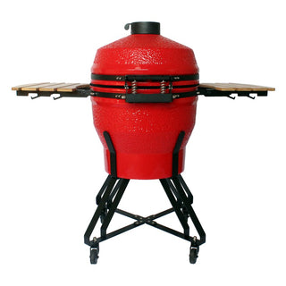 Anglinis kamado grilis ZYLE Large KS, raudonas, Ø 56 cm