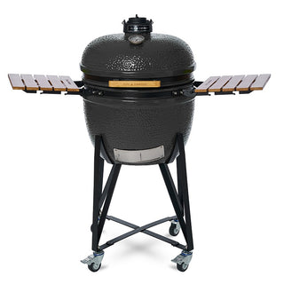 Anglinis kamado grilis ZYLE X Large, pilkas, Ø 62 cm