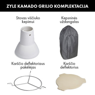 Kamado grilio priedai dovanų