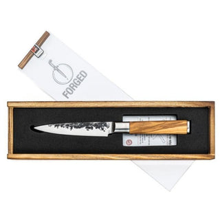 Rankų darbo peilis STYLE DE VIE Olive Forged, Utility, 12,5 cm (universalus)